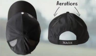 Naox cap casquette aerations