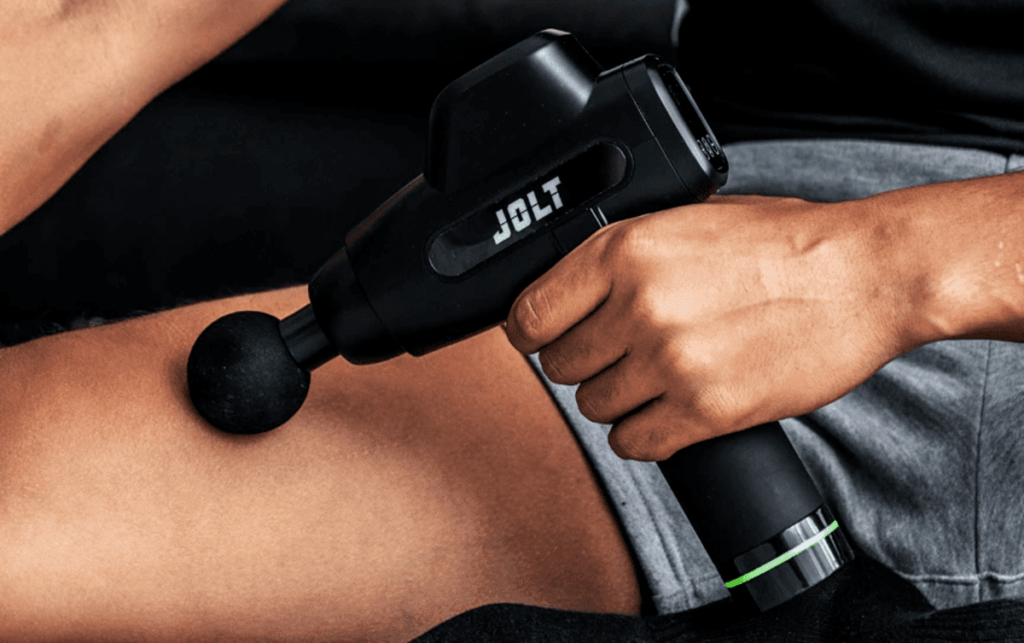 Pistolet de massage Jolt pour musculation, fitness