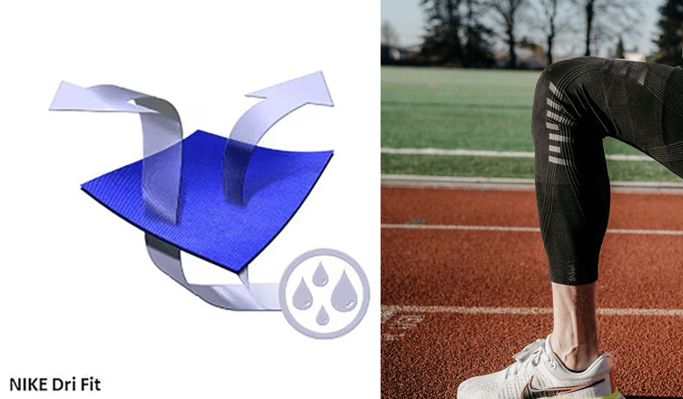 Technologie Dri-fit Nike - Anti-transpiration et humidité