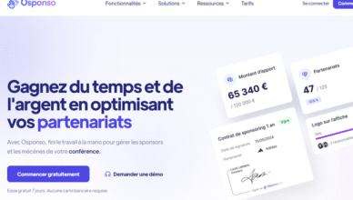 O Sponso - Plateforme digitales de gestion des partenariats